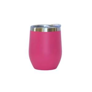 NEW CREATIVE GIFTS INTERNATIONAL stemless wine tumbler in hot pink